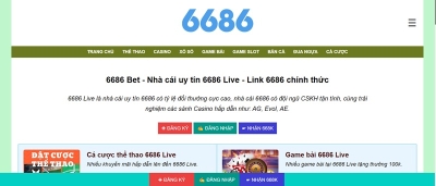 Giới thiệu nhà cái 6686 bet - Nhà cái uy tín, đẳng cấp hiện nay